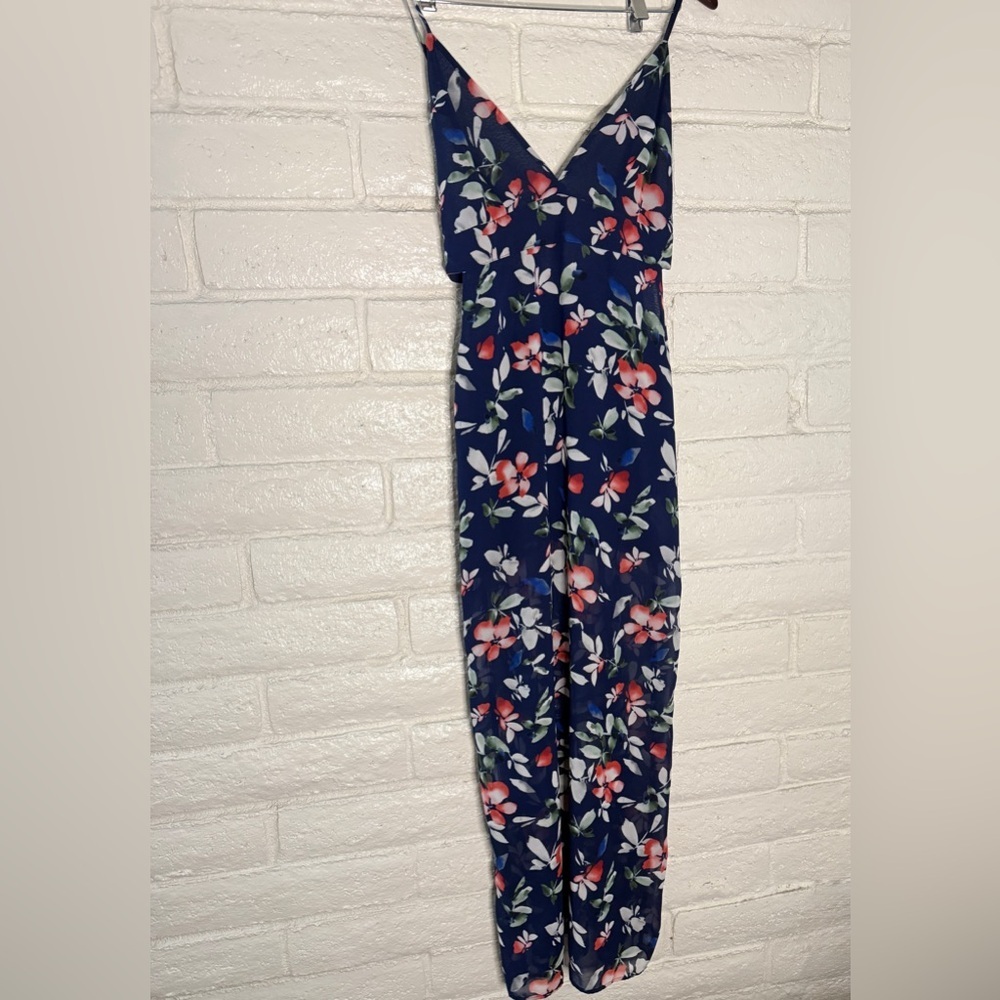 Forever 21 Navy Floral Dress